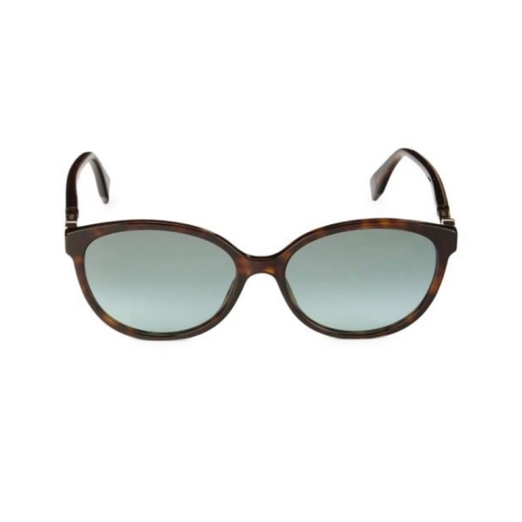 NEW Fendi Women's Cat Eye Sunglasses 57mm Tortoise - Picture 2 of 12